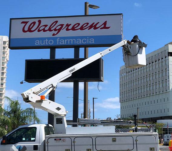 Walgreens rótulos